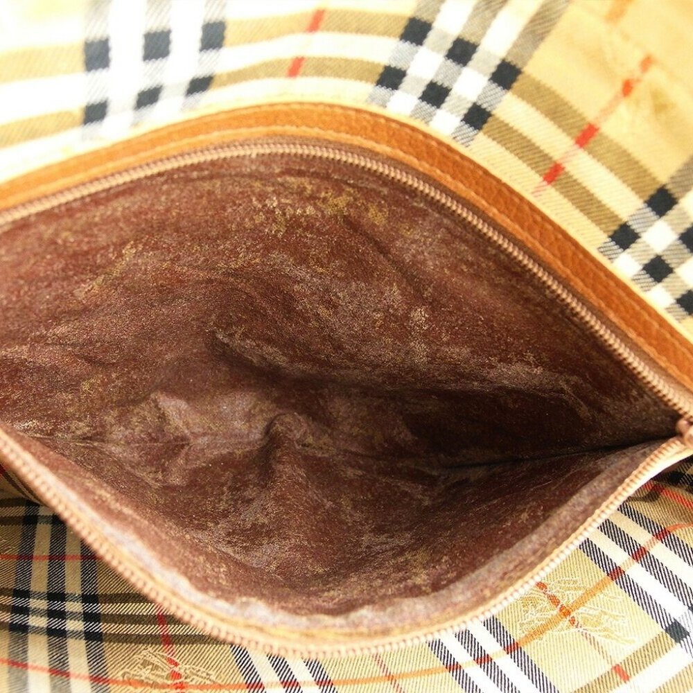 BURBERRY Clutch bag Brown Women Authentic secondhand - Picture 6 of 6